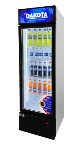 Visicooler Dakota 360 Litros Sistema Fan Cooling 5 Repisas Vidrio Templado DKV-360FE