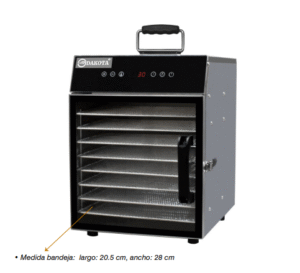 Deshidratador Digital 8 Bandejas