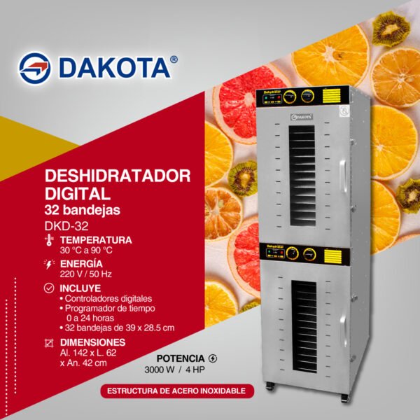 Deshidratador Digital 32 Niveles