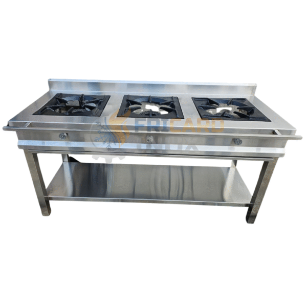 Cocina 3 Hornillas Parrilla 30 x 30